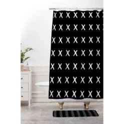 Kelly Haines X Pattern Bath Rugs And Mats Black 24" X 36" - Deny Designs -Deny Designs Shop GUEST 3e229cda 59bf 434a b12b df285104cba1