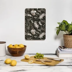 Iveta Abolina Poesie French Garden Charcoal Cutting Board - Rectangle -Deny Designs Shop GUEST 3e4b7549 d630 4827 8970 866b219c1dc6