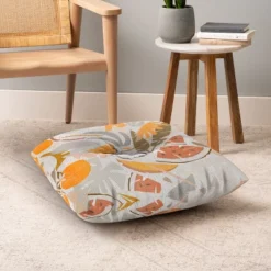 Evamatise Tiki Picnic Mid Century Modern Square Floor Pillow - Deny Desings -Deny Designs Shop GUEST 3f2dbd87 29b2 411f ba7c 63438d3b4c3e