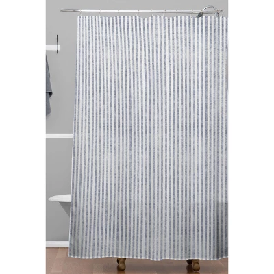 Holli Zollinger Aegean Striped Shower Curtain Blue - Deny Designs 3 Holli Zollinger Aegean Striped Shower Curtain Blue - Deny Designs