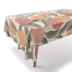 Cuss Yeah Designs Abstract Peaches Tablecloth - Deny Designs
