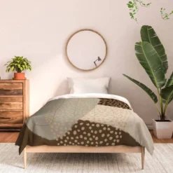 Modern Abstract Shapes 5 Polyester Comforter & Sham Set Beige/Brown - Deny Designs -Deny Designs Shop GUEST 40f4c3f7 b930 4011 a92c 4a07474ef6da