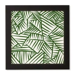 Nadiamlopez Linear 5 Framed Wall Canvas Black/Green - Deny Designs -Deny Designs Shop GUEST 420c792f c352 4ff7 8257 6ae3f8543eef