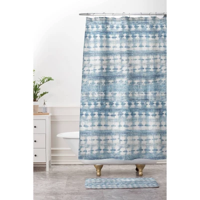 Alison Janssen Rustic Bath Mat Blue - Deny Designs 3 Alison Janssen Rustic Bath Mat Blue - Deny Designs