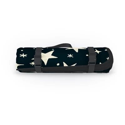 Avenie Black And White Stars Picnic Blanket - Deny Designs 3 Avenie Black And White Stars Picnic Blanket - Deny Designs