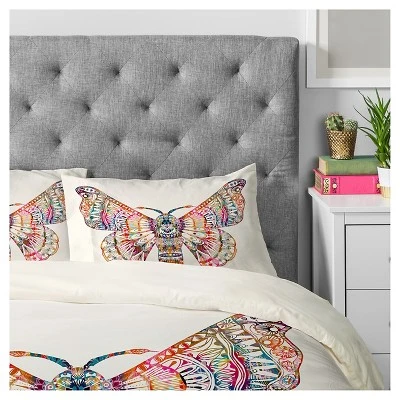 Stephanie Corfee Artsy Moth Pillow Sham Standard Pink - Deny Designs 3 Stephanie Corfee Artsy Moth Pillow Sham Standard Pink - Deny Designs