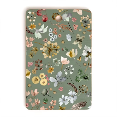 Ninola Design Wild Nature Countryside Green Cutting Board - Deny Designs 5 Ninola Design Wild Nature Countryside Green Cutting Board - Deny Designs - Image 3