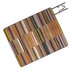 Gigi Rosado Brown Striped Pattern Picnic Blanket - Deny Designs -Deny Designs Shop GUEST 493f14f0 cf02 4a3e ad4f 792cb32987a7
