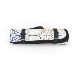 Marta Barragan Camarasa Modern Mosaic Mandalas Picnic Blanket - Deny Designs