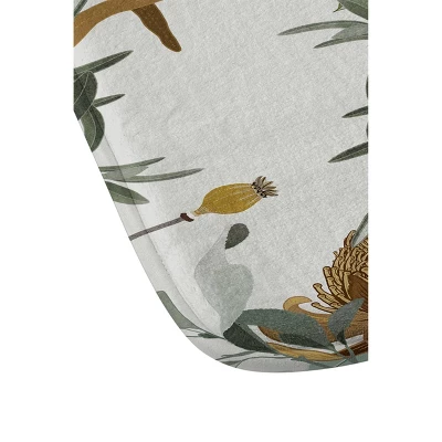 Iveta Abolina Helaine Memory Foam Bath Mat Gray - Deny Designs 3 Iveta Abolina Helaine Memory Foam Bath Mat Gray - Deny Designs