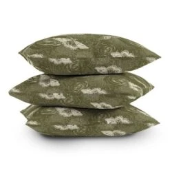 20"x20" Deny Designs Avenie Midnight Blooms Shaded Lichen Square Outdoor Throw Pillow Green -Deny Designs Shop GUEST 4b8f4791 1c28 425f a96a ad85392a677c