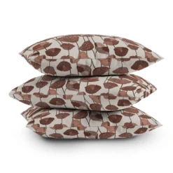 18"x18" Deny Designs Valentina Ramos Poppies Mocha Mousse Square Outdoor Throw Pillow Brown -Deny Designs Shop GUEST 4c115c87 c70c 40e7 92c6 3d9565de520a 2