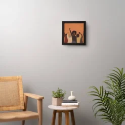 Nawaalillustrations Power To The People Framed Wall Art Black - Deny Designs -Deny Designs Shop GUEST 4dcb377d 57e9 40fb a992 a4a2bdde03c6