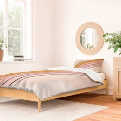 Aleeya Jones Watercolor Rainbow Duvet Set - Deny Designs