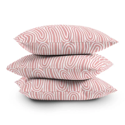 Mirimo Bows Outdoor Throw Pillow Pink/White - Deny Designs 4 Mirimo Bows Outdoor Throw Pillow Pink/White - Deny Designs - Image 2