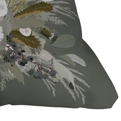 16"x16" Iveta Abolina Aspen Sage Oblong Lumbar Throw Pillow Sage Green - Deny Designs 4 16"x16" Iveta Abolina Aspen Sage Oblong Lumbar Throw Pillow Sage Green - Deny Designs - Image 2