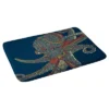 Valentina Ramos Azzuli Octopus Cushion Bath Mat (36"x24") Blue - Deny Designs