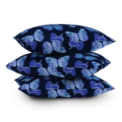16"x16" Deny Designs Jessica Molina Texas Butterflies Outdoor Throw Pillow Black: Abstract Design, Polyester, Square Shape -Deny Designs Shop GUEST 5148bd0c d1b1 42e8 ad79 74b774f712a0 2