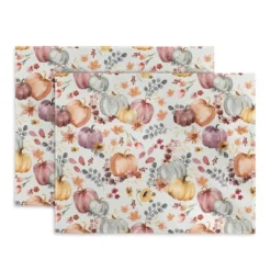 Ninola Design Pumpkins Fall Floral Ecru Placemats - Deny Designs -Deny Designs Shop GUEST 519570d5 142b 4f6e 8c89 db9f80ed5e27