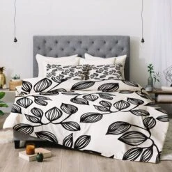 Julia Da Rocha The Leaves Comforter Set - Deny Designs