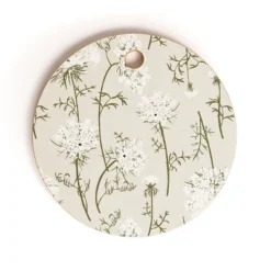 Iveta Abolina Queen Anne Lace Cream Cutting Board - Round -Deny Designs Shop GUEST 52bf0009 3030 4e31 8b3f 90d173298295