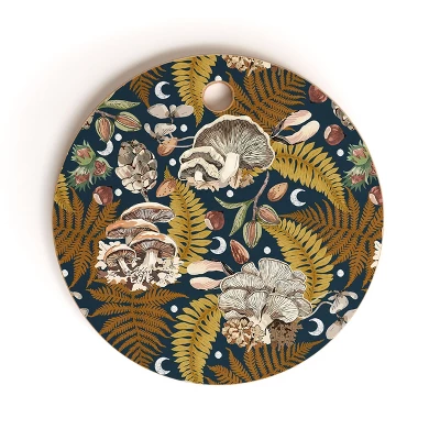 Marta Barragan Camarasa Mushrooms In The Lunar Night Cutting Board - Round 5 Marta Barragan Camarasa Mushrooms In The Lunar Night Cutting Board - Round - Image 3
