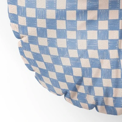 Schatzi Brown Alice Check Powder Floor Pillow - Deny Desings 4 Schatzi Brown Alice Check Powder Floor Pillow - Deny Desings - Image 2