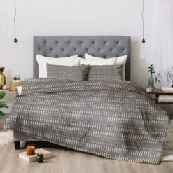 Little Arrow Design Co Dash Dot Stripes Comforter Set - Deny Designs