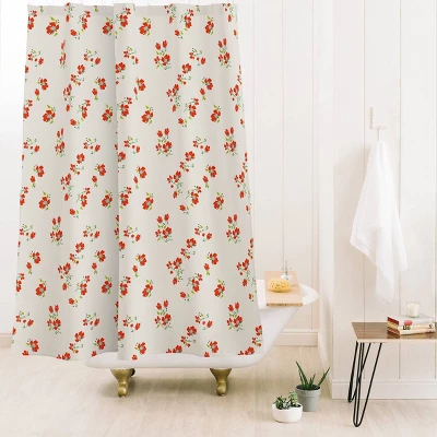 Deny Designs Holli Zollinger Vintage Floral Holli Zollinger Shower Curtain 3 Deny Designs Holli Zollinger Vintage Floral Holli Zollinger Shower Curtain