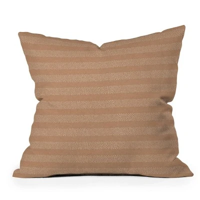 Little Arrow Design Co. Stippled Stripes Outdoor Throw Pillow Golden Brown - Deny Designs 7 Little Arrow Design Co. Stippled Stripes Outdoor Throw Pillow Golden Brown - Deny Designs - Image 5