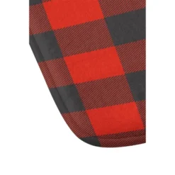 24"x36" Winter Cabin Plaid Bath Mat Red - Deny Designs