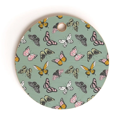 Emanuela Carratoni Wild Butterflies Cutting Board - Deny Designs 5 Emanuela Carratoni Wild Butterflies Cutting Board - Deny Designs - Image 3
