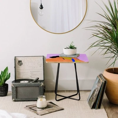 EELISE_NDRI K Thanks Square Side Table - Deny Designs 5 EELISE_NDRI K Thanks Square Side Table - Deny Designs - Image 3