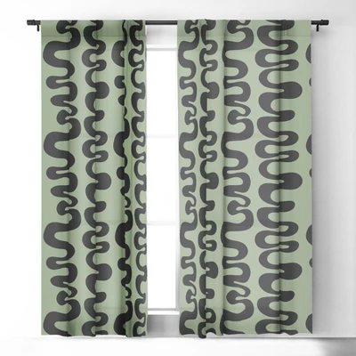 Camilla Foss Brook 84" X 50" Single Panel Blackout Window Curtain - Deny Designs 3 Camilla Foss Brook 84" X 50" Single Panel Blackout Window Curtain - Deny Designs