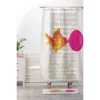 Goldfish With Bubblegum Shower Curtain Ivory - Deny Designs -Deny Designs Shop GUEST 55bc5fa5 2211 4566 b0f0 fc9e69d56190