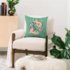 16"x16" SunLee Art Wild Blush Cheetahs Square Throw Pillow Green - Deny Designs 2 16"x16" SunLee Art Wild Blush Cheetahs Square Throw Pillow Green - Deny Designs -Deny Designs Shop GUEST 56bb2e5b 9d03 421a b545 cfa85d4ca57e
