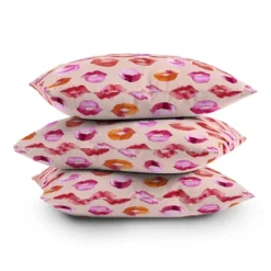 Ninola Design Sweet Pink Lips Square Throw Pillow Pink - Deny Designs -Deny Designs Shop GUEST 5731e4b8 b034 49dd 9042 0c5ad838a258
