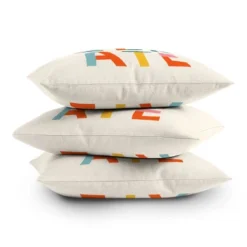 16"x16" Amber Young Celebrate Square Throw Pillow Cream - Deny Designs -Deny Designs Shop GUEST 57cf819f ee4c 4de8 83bc b30d3987afff