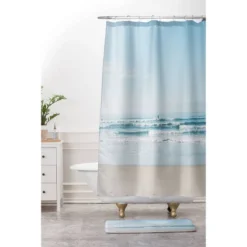 Bethany Young Photography California Surfing Shower Curtain Blue - Deny Designs -Deny Designs Shop GUEST 57f0a204 2fc4 41a2 8687 fe6add79984f