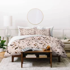 Holli Zollinger Terrazzo Ochre Duvet Cover Set Beige/Black - Deny Designs -Deny Designs Shop GUEST 5832086f 06ec 4117 94a1 7186f2493e24