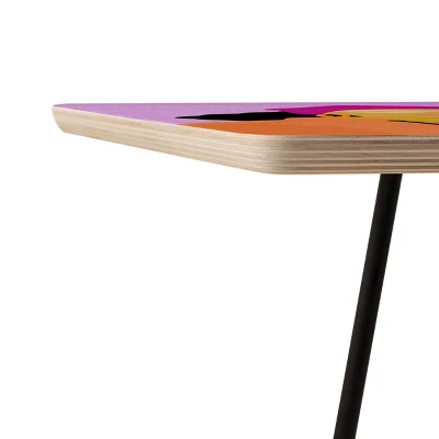 EELISE_NDRI K Thanks Square Side Table - Deny Designs 4 EELISE_NDRI K Thanks Square Side Table - Deny Designs - Image 2