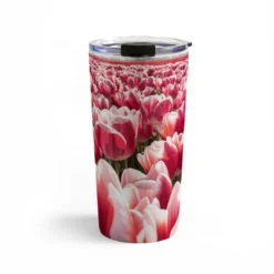 Henrike Schenk - Travel Photography Tulip Field In Holland Floral 20 Oz Stainless Steel Travel Mug - Deny Designs -Deny Designs Shop GUEST 5947597a a0ce 44c4 8749 bd38e21773ce