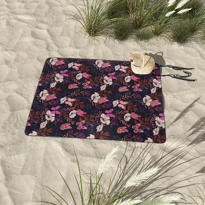 Schatzi Brown Free Spirit Butterfly Plum Picnic Blanket - Deny Designs 4 Schatzi Brown Free Spirit Butterfly Plum Picnic Blanket - Deny Designs - Image 2