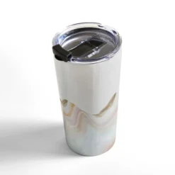 Marta Barragan Camarasa Marbling Mountains 20 Oz Stainless Steel Travel Mug - Deny Designs