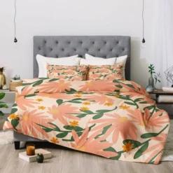 Meadow Of Autumn Wildflowers Lane And Lucia Comforter Set Orange/Green/Beige - Deny Designs -Deny Designs Shop GUEST 5c5a0b8d 5f0b 4e67 8f8f 53ff6b19df13