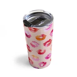 Ninola Design Sweet Pink Lips Travel Mug 20 Oz Stainless Steel Travel Mug - Deny Designs -Deny Designs Shop GUEST 5ca0066d 30e1 4fe7 82e4 a1473faca581