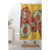 Valentina Ramos Blomma Shower Curtain Yellow - Deny Designs -Deny Designs Shop GUEST 5cf8deaf 51a2 4840 b6cd 64d35138a977