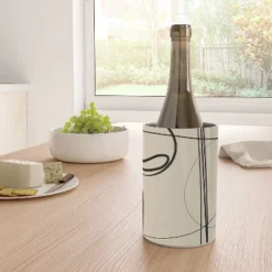 Nadja Abstract Line Art VIII Wine Chiller - Deny Designs