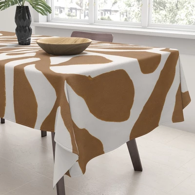 Alisa Galitsyna Linocut Plant 2 Tablecloth - Deny Designs 4 Alisa Galitsyna Linocut Plant 2 Tablecloth - Deny Designs - Image 2