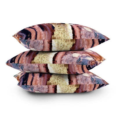 16"x16" CayenaBlanca Lazulite Abstract Square Throw Pillow Blue - Deny Designs 5 16"x16" CayenaBlanca Lazulite Abstract Square Throw Pillow Blue - Deny Designs - Image 3